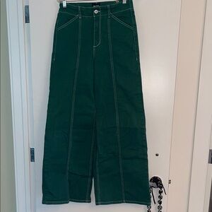 Anthropologie Dark Green Flare Jeans